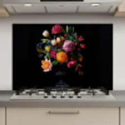 Boeket - Romantisch - Kleurrijk keuken achterwand spatscherm klein -3d_website