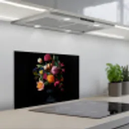 Boeket - Romantisch - Kleurrijk keuken achterwand spatscherm klein -3d_schuin