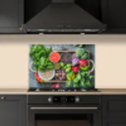 Kist - Fruit - Gezond keuken achterwand spatscherm klein -sfeer1
