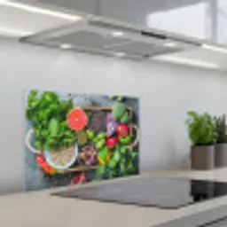 Kist - Fruit - Gezond keuken achterwand spatscherm klein -3d_schuin