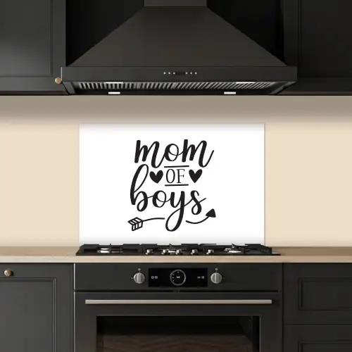Jongens - Moederdag - Quotes keuken achterwand spatscherm klein -sfeer1