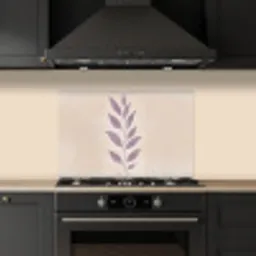 Tak - Bladeren - Minimalistisch - Beige keuken achterwand spatscherm klein -sfeer1
