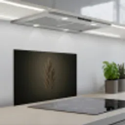 Tak - Pluimgras - Donkerbruin keuken achterwand spatscherm klein -3d_schuin