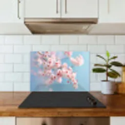 Takken - Bloesems - Roze keuken achterwand spatscherm klein -sfeer2