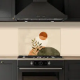 Takken - Vormen - Abstract keuken achterwand spatscherm klein -sfeer1