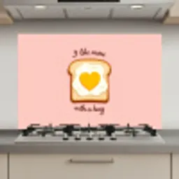 Brood - Illustratie - Quote - Roze keuken achterwand spatscherm klein -3d_website