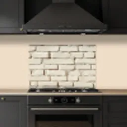 Bakstenen - Muur - Licht - Wit keuken achterwand spatscherm klein -sfeer1