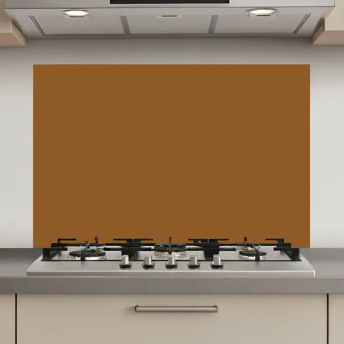 Bruin - Aardetint - Effen kleur keuken achterwand spatscherm klein 900 -3d_website