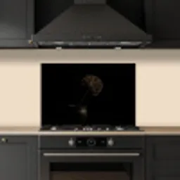 Bol - Gedroogd - Vaas - Zwart keuken achterwand spatscherm klein -sfeer1