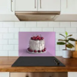 Taart - Kersen - Juwelen - Rood keuken achterwand spatscherm klein -sfeer2