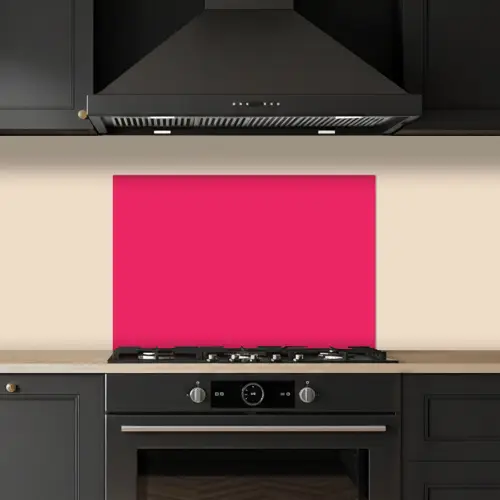 Karmijn - Kleuren - Palet - Roze keuken achterwand spatscherm klein 900 -sfeer1