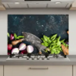 Koksmes en Verse Ingrediënten keuken achterwand spatscherm klein -3d_website