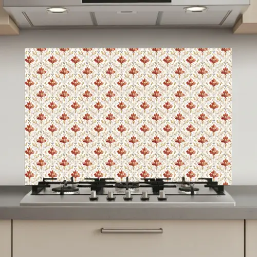 Chic - Bloemen - Patroon keuken achterwand spatscherm klein 900 -3d_website
