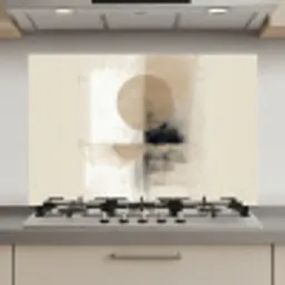Cirkel - Compositie - Diepte - Beige keuken achterwand spatscherm klein -3d_website