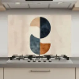 Cirkels - Abstract - Kleurrijk keuken achterwand spatscherm klein -3d_website