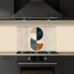 Cirkels - Abstract - Kleurrijk keuken achterwand spatscherm klein -sfeer1