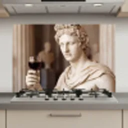Klassiek - Marmer - Wijn keuken achterwand spatscherm klein -3d_website
