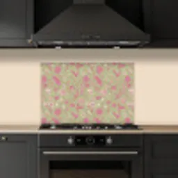 Classic - Pink - Mint keuken achterwand spatscherm klein 900 -sfeer1