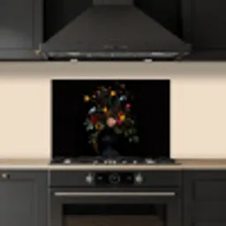 Klassiek - Vaas - Boeket - Bloemen keuken achterwand spatscherm klein -sfeer1