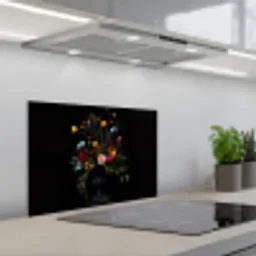 Klassiek - Vaas - Boeket - Bloemen keuken achterwand spatscherm klein -3d_schuin