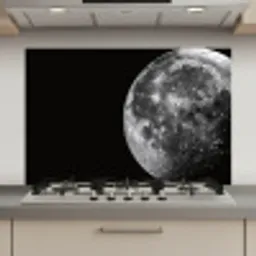 Close-up - Maan - Wit - Textuur keuken achterwand spatscherm klein -3d_website
