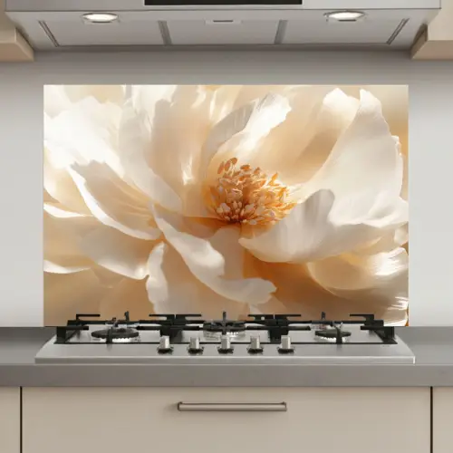 Close up - Pioenroos - Wit keuken achterwand spatscherm klein -3d_website