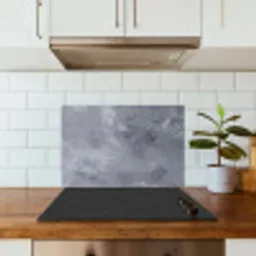 Wolken van Beton keuken achterwand spatscherm klein -sfeer2