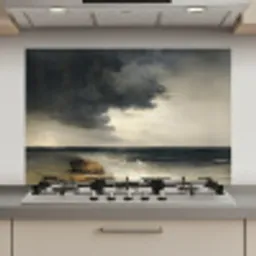 Kust - Golven - Rots - Storm keuken achterwand spatscherm klein -3d_website
