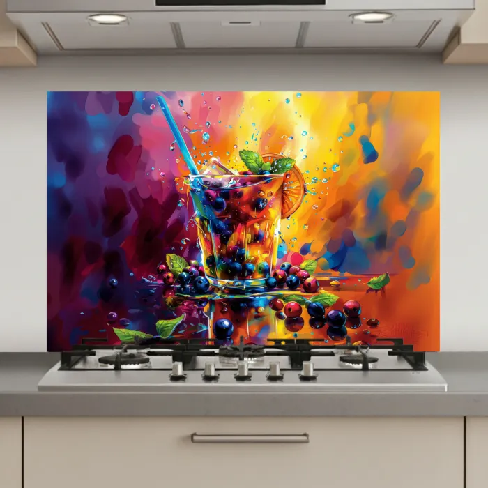 Cocktail - Fruit - Kleurrijk - Drank keuken achterwand spatscherm klein -3d_website