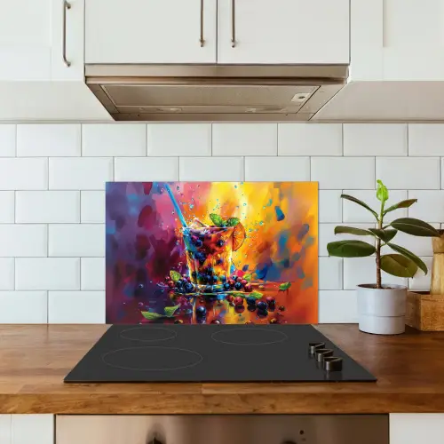 Cocktail - Fruit - Kleurrijk - Drank keuken achterwand spatscherm klein -sfeer2