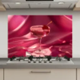 Cocktail - Pink - Luxe keuken achterwand spatscherm klein -3d_website