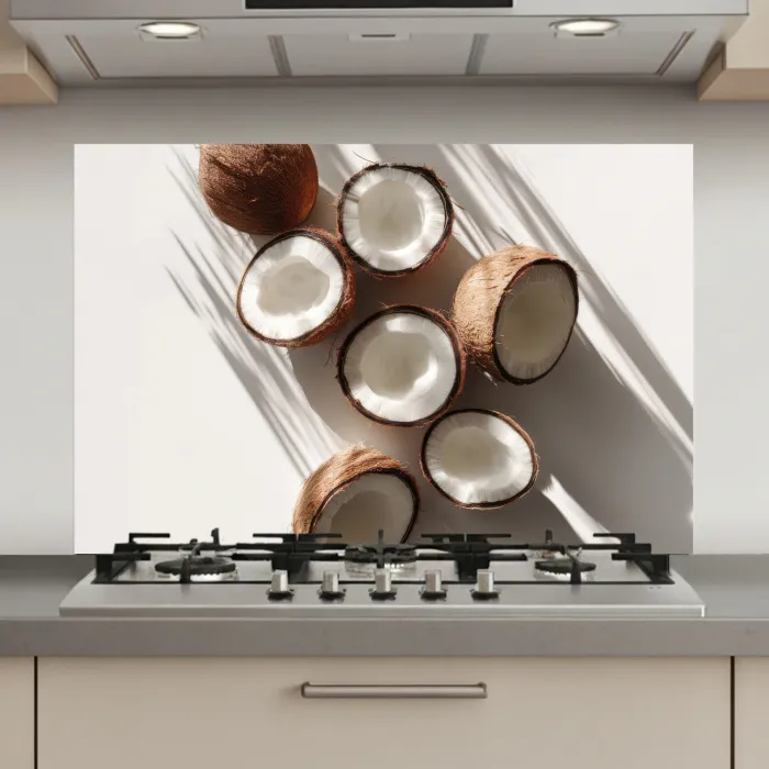 Kokosnoten - Bruin - Shaduw keuken achterwand spatscherm klein -3d_website