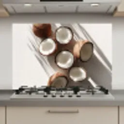 Kokosnoten - Bruin - Shaduw keuken achterwand spatscherm klein -3d_website