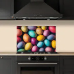 Kleurrijk - Paaseitjes - Spetters keuken achterwand spatscherm klein -sfeer1
