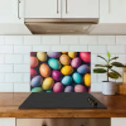 Kleurrijk - Paaseitjes - Spetters keuken achterwand spatscherm klein -sfeer2