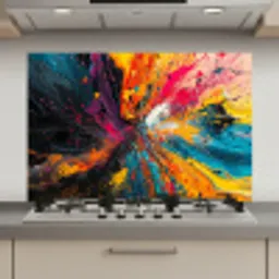 Kleuren - Verf - Patroon keuken achterwand spatscherm klein -3d_website