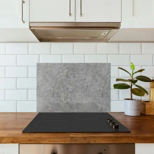 Beton - Antiek - Patronen keuken achterwand spatscherm klein 900 -sfeer2