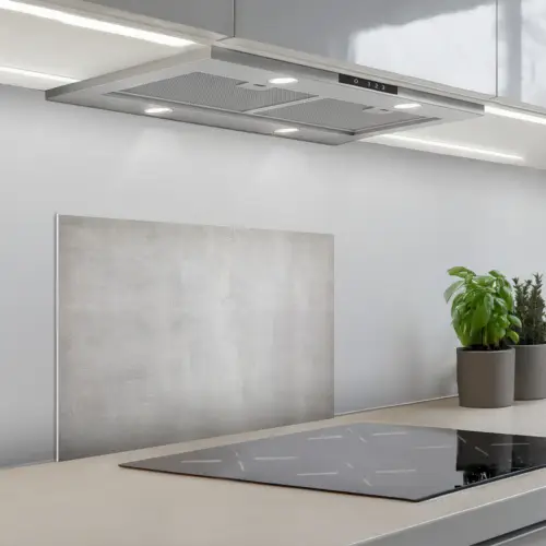 Beton - Grijs - Cement - Industrieel - Structuur keuken achterwand spatscherm klein -3d_schuin