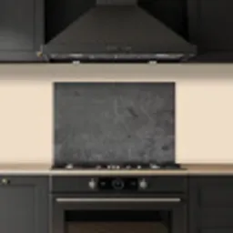 Beton - Grijs - Lijn - Vormen keuken achterwand spatscherm klein -sfeer1