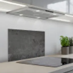 Beton - Grijs - Lijn - Vormen keuken achterwand spatscherm klein -3d_schuin