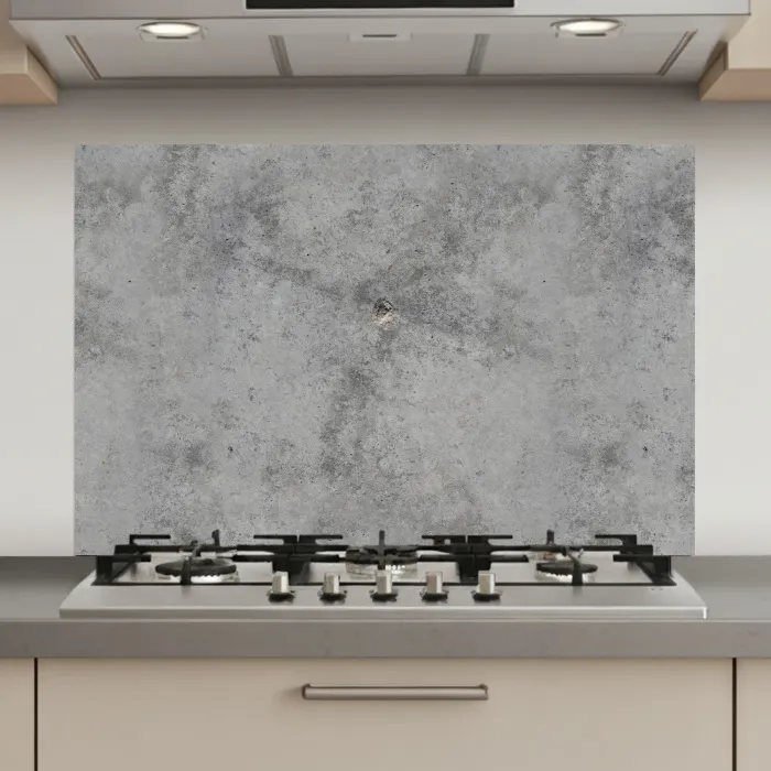 Beton - Grijs - Patronen keuken achterwand spatscherm klein 900 -3d_website