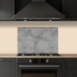 Beton - Grijs - Patronen keuken achterwand spatscherm klein 900 -sfeer1