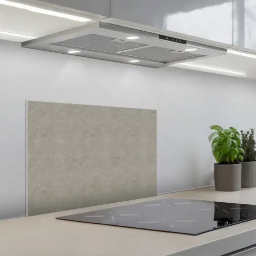 Beton - Grijs - Patronen - Industrieel keuken achterwand spatscherm klein 900 -3d_schuin