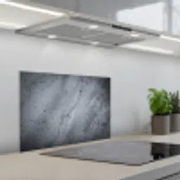 Beton - Grijs - Scheur keuken achterwand spatscherm klein -3d_schuin