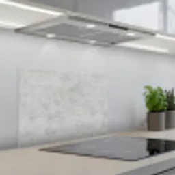 Beton - Grijs - Industrieel - Patroon keuken achterwand spatscherm klein 900 -3d_schuin