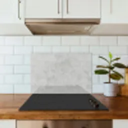 Beton - Grijs - Industrieel - Patroon keuken achterwand spatscherm klein 900 -sfeer2