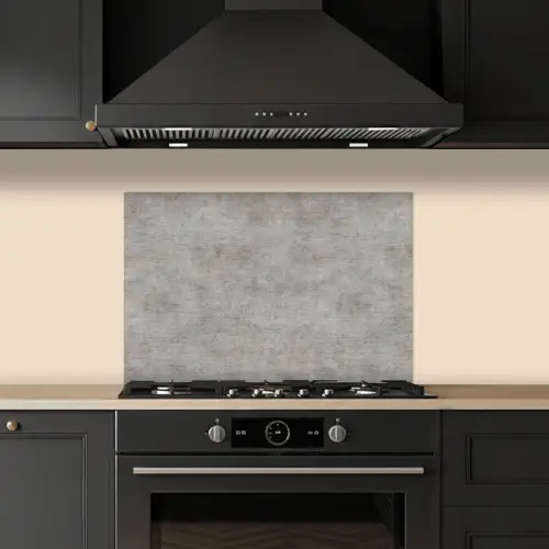 Beton - Oud - Grijs - Patronen keuken achterwand spatscherm klein 900 -sfeer1