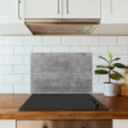 Beton - Patroon - Antiek keuken achterwand spatscherm klein 900 -sfeer2