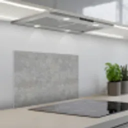 Beton - Patronen - Industrieel keuken achterwand spatscherm klein 900 -3d_schuin