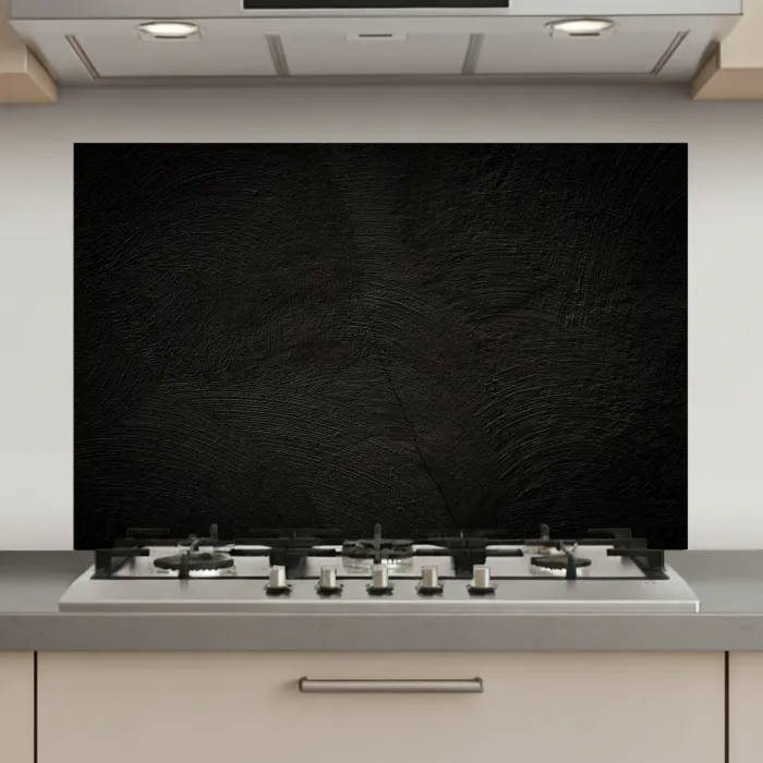 Beton print - Industrieel - Zwart keuken achterwand spatscherm klein -3d_website